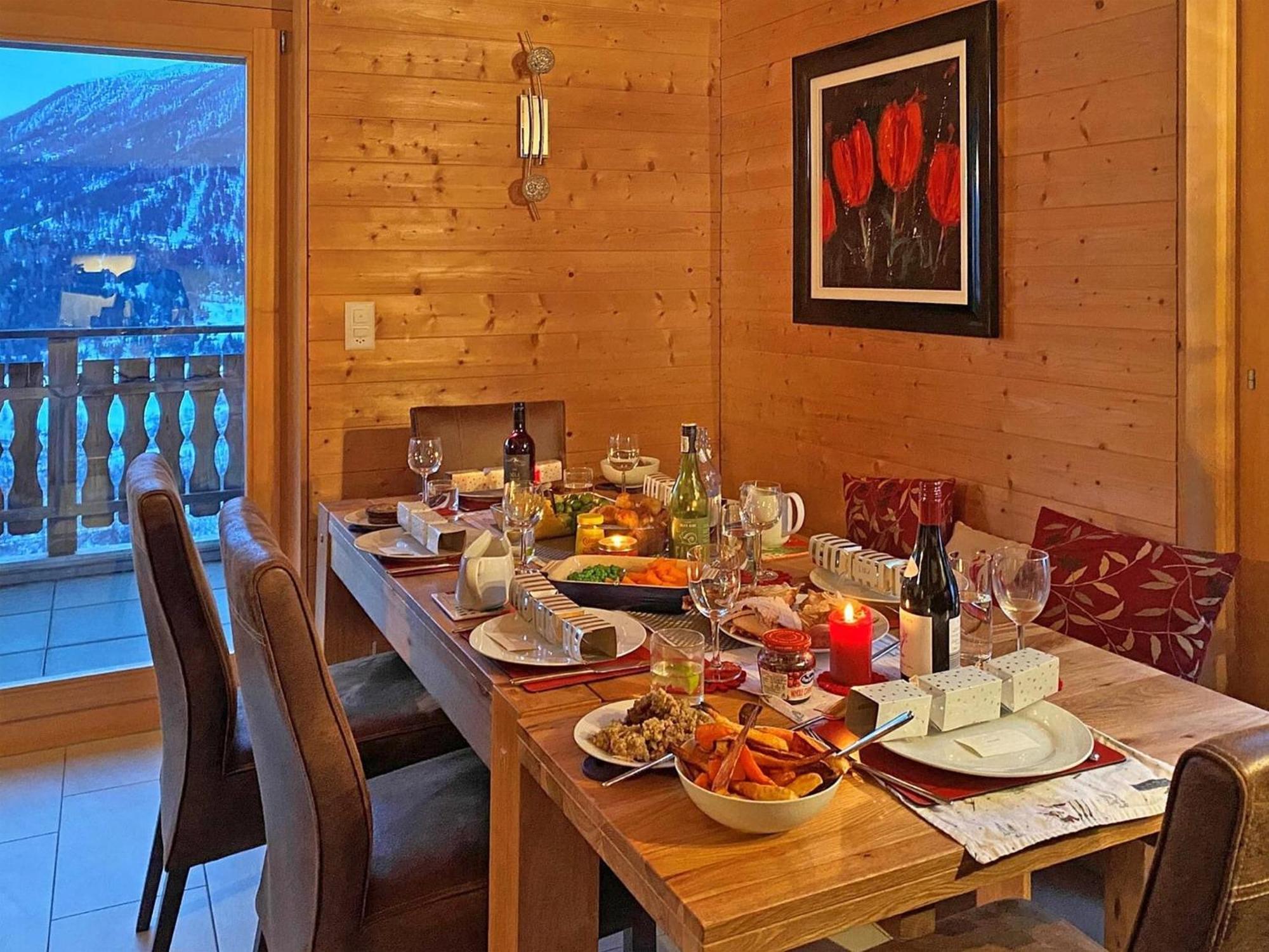 Mountain-View Chalet In Heremence With Terrace Exteriör bild