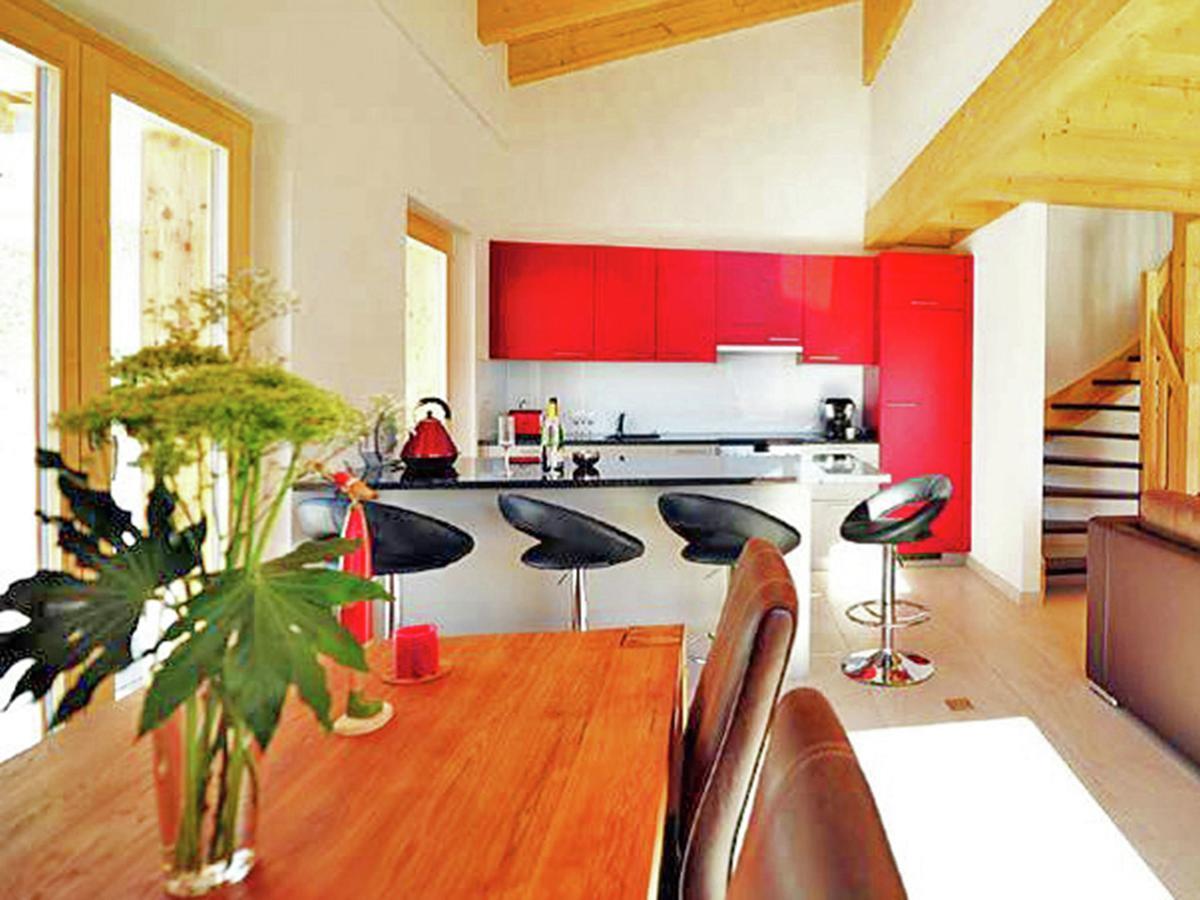 Mountain-View Chalet In Heremence With Terrace Exteriör bild